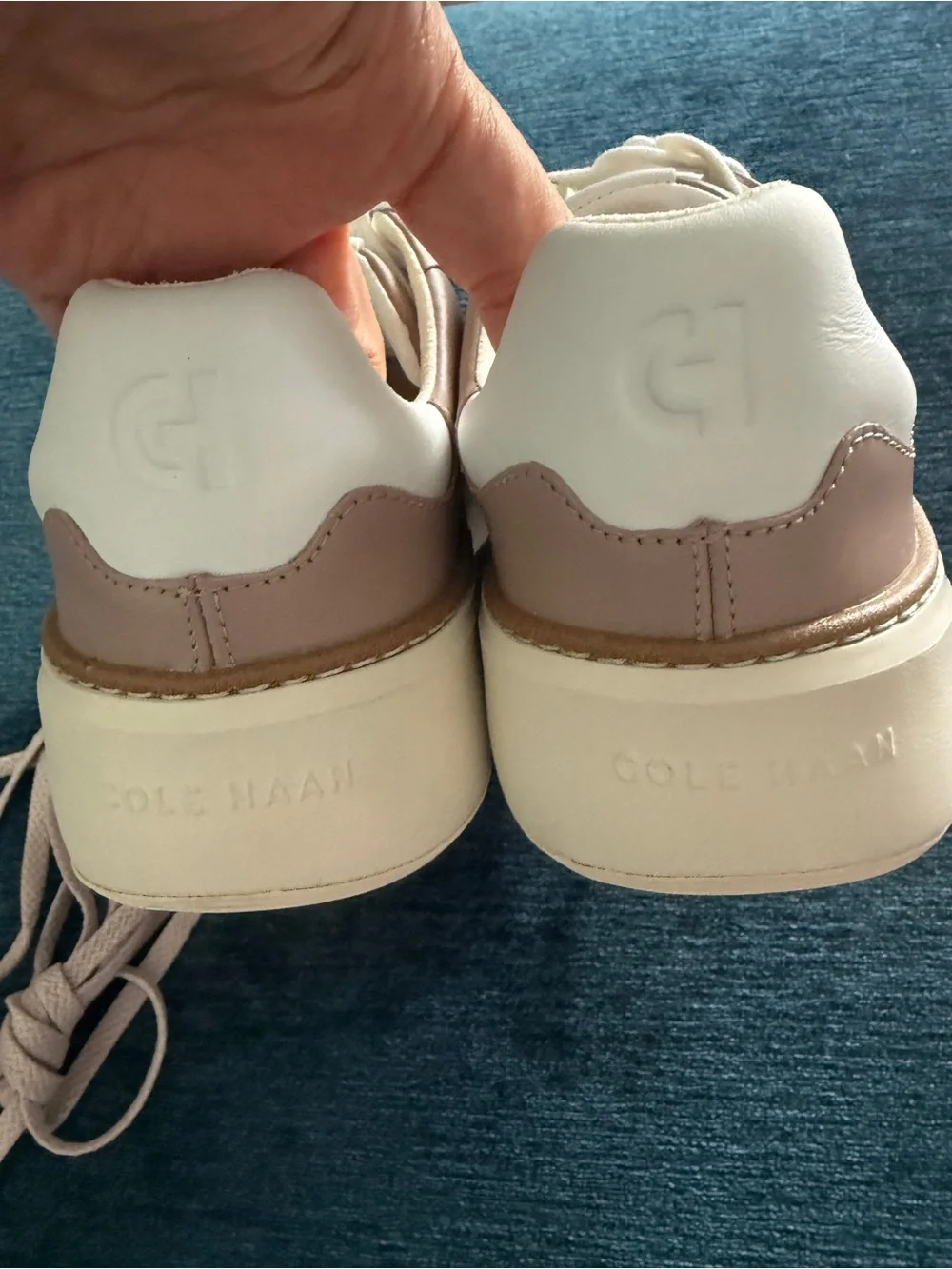 Cole Haan GrandPro Topspin Blush Pink Leather Sneakers Women’s Size 8.5